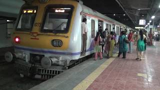 Night Video  Bright amp Shining Local Train Arriving at Andheri Station in Mumbai [upl. by Aaronson]