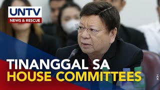 Rep Marcoleta tinanggal ang membership sa ilang House committee [upl. by Aisset]