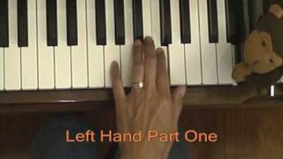 Old MacDonald Had a Farm Piano Tutorial L1 [upl. by Enilarak682]