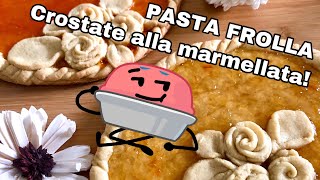 PASTA FROLLA  Crostate alla marmellata senza stampo  Cuciniamoinsieme2020 [upl. by Assisi]