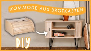 Trend DIY Hack  Kommode aus Brotkasten selber bauen  EASY ALEX [upl. by Akihsat]