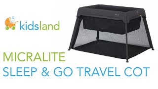 Micralite Sleep amp Go Travel Cot  Introduction by Kidsland [upl. by Waldack]