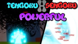 Tengoku X Sengoku Combos are BROKEN  Shindo Life [upl. by Ydassac51]