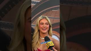 Rylee Arnold Reacts to Making Her Red Carpet Debut With BF Walker Lyonsshorts [upl. by Latsirhc]