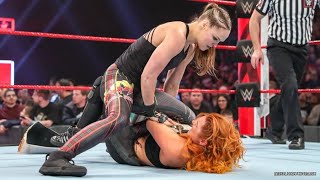 RAW 3419  Becky Lynch Ronda Rousey Charlotte Flair and Stephanie McMahon Segment [upl. by Malanie]