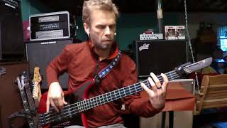 Bound For Glory  Tedeschi Trucks Band Oteil Burbridge bass cover [upl. by Zipah]