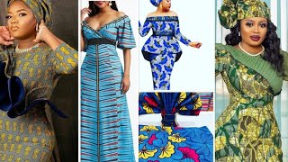 15 nouveaux modèles de robes en wax pagne africaine très stylée❤️  mode sénégalaise 2022 [upl. by Evilc]