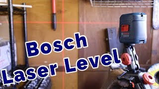 Review of the Bosch GLL 2 30ft Crossline Laser Level [upl. by Nylad]