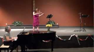 Nicole Skaggs  Concerto in A Minor  Accolay [upl. by Nimzzaj]