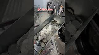 Coin count video laundromat laundromatowner washandfold smallbusiness business money [upl. by Polash]