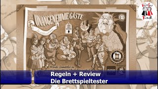 Unangenehme Gäste von Taverna Ludica Games  Regeln  Review  Brettspiel  Die Brettspieltester [upl. by Teragramyram716]