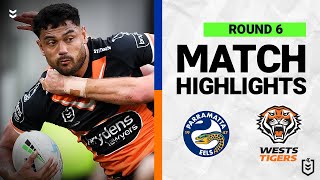 Parramatta Eels v Wests Tigers  Match Highlights  Round 6 2022  NRL [upl. by Kenlay]