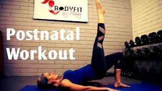 30 Minute Postnatal WorkoutBurn Fat and Tone Up after Pregnancy [upl. by Ita]