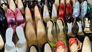 Designer High Heel Shoe Collection amp Try On 2024  Louboutin Jimmy Choo Manolos and More [upl. by Hotchkiss]