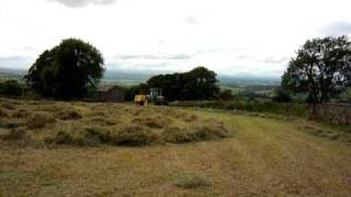 John Deere 6420S and New Holland BB9040 Baler [upl. by Eerrehs]