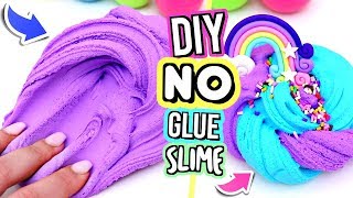 HOW TO MAKE SLIME WITHOUT GLUE No Glue Slime Recipes [upl. by Lucille537]