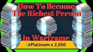 Warframe Platinum Series  Greatest Way to Make Platinum EVER [upl. by Yllom]