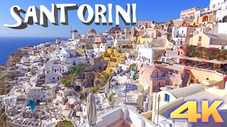 SANTORINI  GREECE 4K [upl. by Lorak]