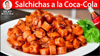 SALCHICHAS A LA COCA COLA  Vicky Receta Facil [upl. by Basset]