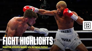 HIGHLIGHTS  Martin Joseph Ward vs Azinga Fuzile [upl. by Alcinia]