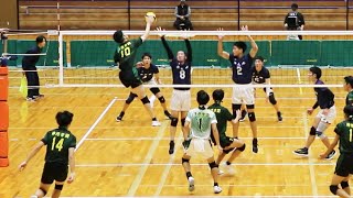 【春高兵庫決勝2024】市立尼崎 vs 神港学園 第１セット ＜男子バレーボール＞ [upl. by Lette279]