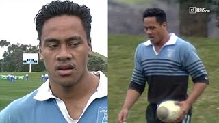 All Black Legend Jonah Lomu As An AMAZING Schoolboy  Rugby Highlights  RugbyPass [upl. by Eydnarb]