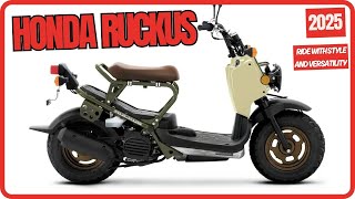 2025 Honda Ruckus  Ride with Style and Versatility  Motorbikespace [upl. by Leanatan982]