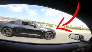 2019 Mustang GT 50 vs 2018 Camaro SS 62 [upl. by Yemarej]