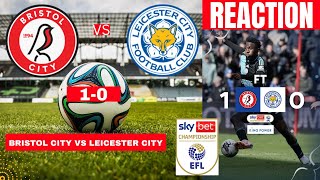 Bristol City vs Leicester City 10 Live Stream EFL Championship Football Match Score Highlights FC [upl. by Alaham]