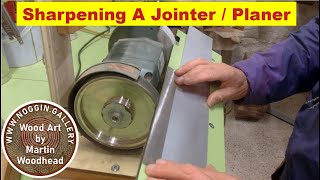 HOW TO SHARPEN JOINTER  PLANER KNIVES [upl. by Alyam162]