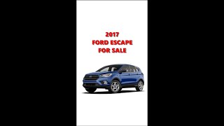 2017 Ford Escape Used For Sale  Autos Listing [upl. by Norreht]