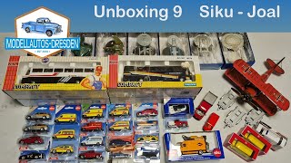 Modellauto Unboxing Video No 9 Danke Dieter  SIKU  JOAL [upl. by Eekaz]