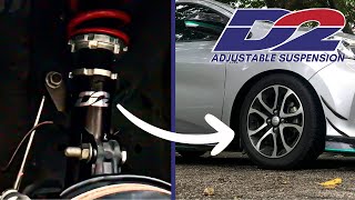 Myvi G3—D2 ADJUSTABLE SUSPENSION INSTALLATION BM Sub [upl. by Jade891]