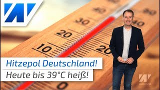 Über 40°C Neuer Allzeitrekord in Deutschland [upl. by Ainar72]