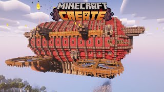 The Ultimate Airship  Create Aeronautics Mod Preparation [upl. by Hillyer]