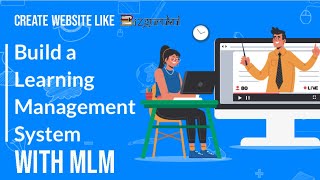 How to Create Online Course LMS Website With MLM Function  Create Website Like Bizgurukul [upl. by Hsevahb138]