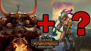 Should Warriors Have Tzaangors  vs Dark Elves  Total War WARHAMMER 3 [upl. by Ronnie]