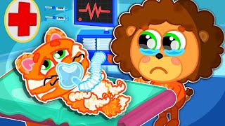 LionET  Pet Got Sick  Cartoon for Kids [upl. by Shiau]