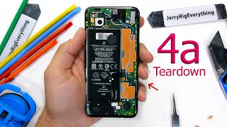 Google Pixel 4a Teardown  its a tricky little guy [upl. by Persis889]