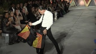 Antonio Banderas on the runway of Fashion for Relief in Cannes [upl. by Kenzie]