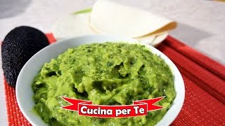 Guacamole recipe  La Ricetta Velocissima [upl. by Inirt]