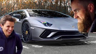 Lamborghini Aventador S gets HATE public reactions [upl. by Ynaffital]