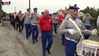 Rathfriland DLOL No 3 Battle of Dollys Brae 175th Anniversary Parade 2024 [upl. by Ackerley]