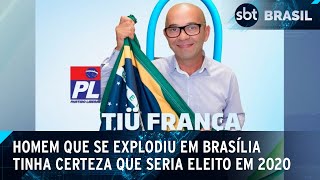 Autor de atentado dizia seria eleito em 2020 por ser bolsonarista  SBT Brasil 151124 [upl. by Annohsed770]