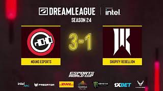 LIVE Shopify Rebellion vs Nouns Esports  DreamLeague Season 24 Closed Qualifiers [upl. by Erb]