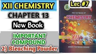 Bleaching powder lec 7  Important compounds of s block elements  xii chemistry [upl. by Algie13]