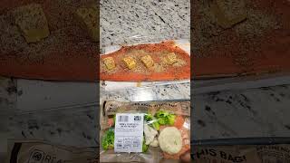 THE GOOD AND THE BAD MIX salmon fish mealprep organic shorts [upl. by Wolpert]