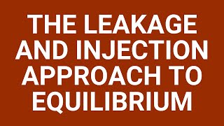 Injections and leakages approach to determining equilibrium income [upl. by Rehpotsrik]