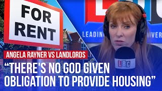 That scares a lot of people Angela Rayner vs landlords  LBC [upl. by Annahsad348]