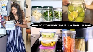 How to store vegetables in a small fridge  TIPS and TRICKS to make your vegetables last longer [upl. by Etteraj]